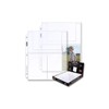 BCW Pro 3-Pocket Photo Sleeves (20 Pack) | 4"x6" Acid-Free,