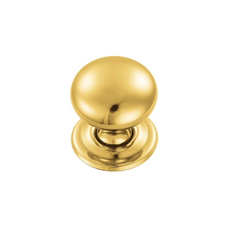 Carlisle Brass FTD1265B Cupboard Knob, Polished Brass, 32 mm