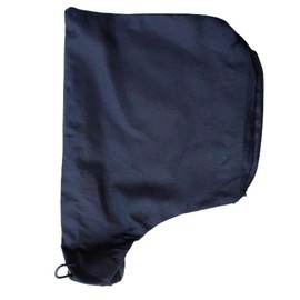 Miter Saw Dust Bag with Zipper Wired Adjustable for Model 255 Miter Saw for Channel Belt Sander, Edge Planer, Miter Saw, Black Dust Bag with Adjustable Pocket Size