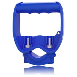 YOHSUGO Garden Shovel Handle Attachment, Labor Saving Tool Handle Grip for Back Saver, Work with Garden Shovels, Snow Shovels, Rakes, D Grip Ergonomic Handle Replacement, Blue