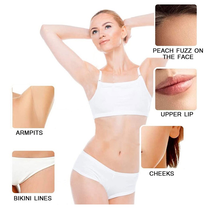 60pcs Wax Strip Gentle Fast Hair Removal Painless Remover Strips