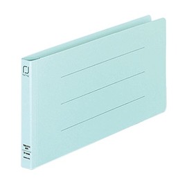 Kokuyo flat file Paper Cover Resin Binding Hardware 2 Hole t6xy11 150 Sheets Accommodate Blue Flat – V44B