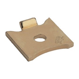 Ironworx Single Raised Bookcase Shelf Support Studs (10 Pack) (Brass)