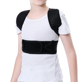 Adjustable Posture Corrector for Kids, Upper Back Posture Brace for Teenagers Boys Girls Spinal Support Shoulder Straightener Back Brace Breathable Hunchback Correction Spine Corrector Posture Trainer