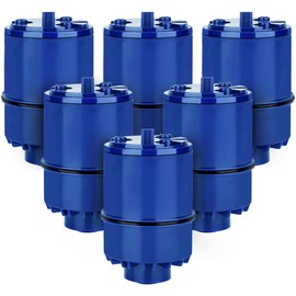 Faucet Water Filter Replacement For PUR, PUR PLUS Faucet Filtration Systems, Fit Sink RF-9999, FM-3700, FM-2500V, PFM400H, RF-3375, Faucet Mount Water Filters 6 Pack
