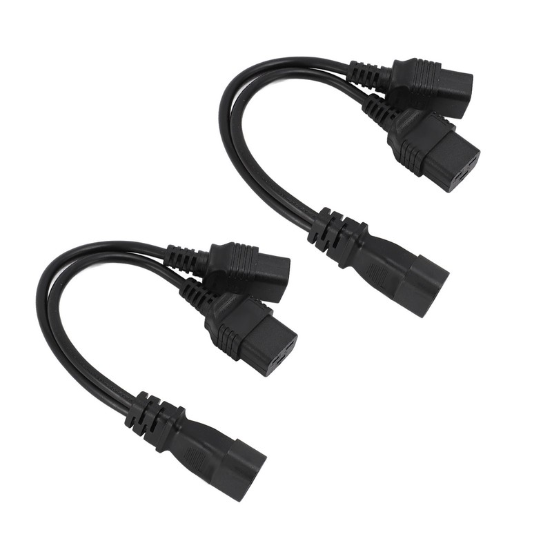 Power Cord Splitter Adapter IEC 320 C14 to IEC320 C19