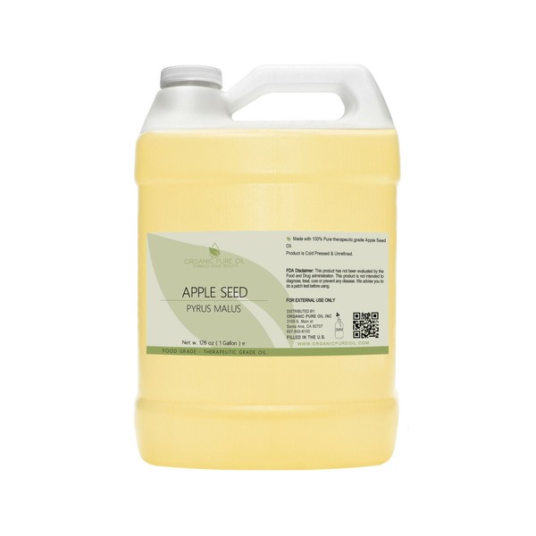 Apple Seed Carrier Oil Non-GMO 100% Pure Pesticide-Free 1 Gallon Bulk Wholesale