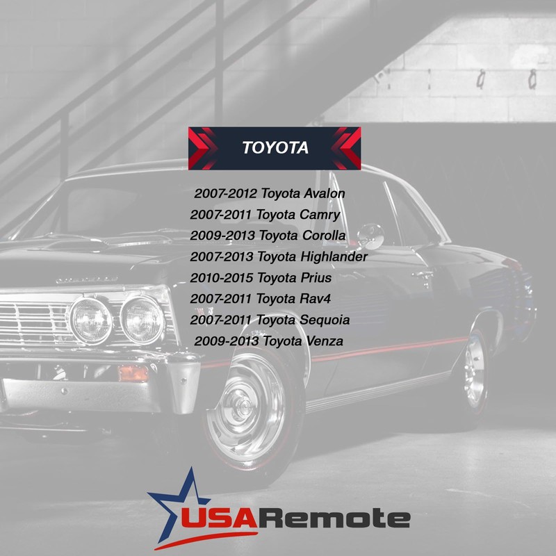 Key Fob Keyless Entry Smart Remote Shell Case & Pad