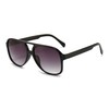 QVKUUT Square Polarised Sunglasses Women Men 70s Vintage Trendy Glasses
