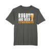 Birra Rugby Bere Alcool Sport Fan Calcio Sport Regalo Maglietta