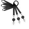YOUOWO Neck Strap, Neck Strap, Elastic Reel, ID Card Holder,