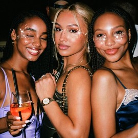 11Sheets Glitter Freckles Face Tattoo - Gold Sparkle Freckles Face Glitter, Cute Makeup Patches, Makeup Accessories for Women (TS)