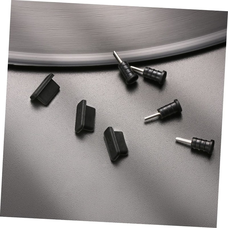 BIUDECO 12 Pairs -c Dust Plug Headphone Jack Cover -dust