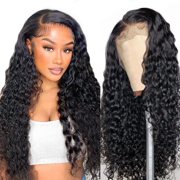 Real Hair Wig 13 x 4 Lace Front Wig Human Hair Wigs for Black Women Wig Women Real Hair Long 45 cm
