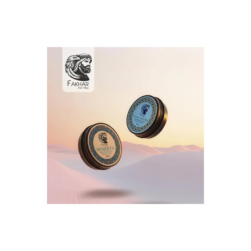 Desodorante Natural en Crema para Hombre con Aroma a Madera,