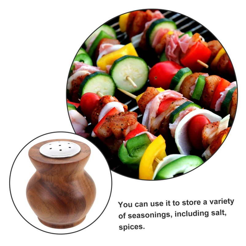 Kisangel Hand Crank Pepper Salt Pepper Shaker Sugar Canister Bottle