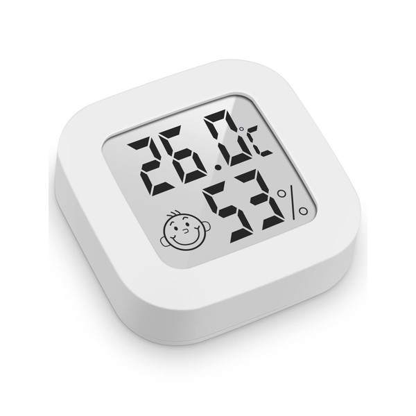 Digital Hygrometer Indoor Mini Thermometer Thermo-Hygrometer with High Accuracy, Temperature