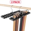 DIOMMELL 2 PCS Belts Rack, Storage Organizer, Hanger, Holder -