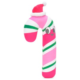 iscream Candy Cane Cutie 11" x 6" Embroidered Accent Holiday Pillow