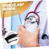 KOMBIUDA Stethoscope Name Tag for Id Tag Open Clasp Design