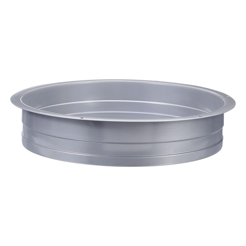PATIKIL 12 Inch Duct Connector Flange, Metal Straight Pipe Exhaust