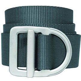 Bison Designs LC Delta Belt - by - Light Duty 38mm - USA Made - Graphite, up to 38"