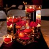 20 Pieces Floating Candles for Centerpieces, 1.5 Inch Red Floating