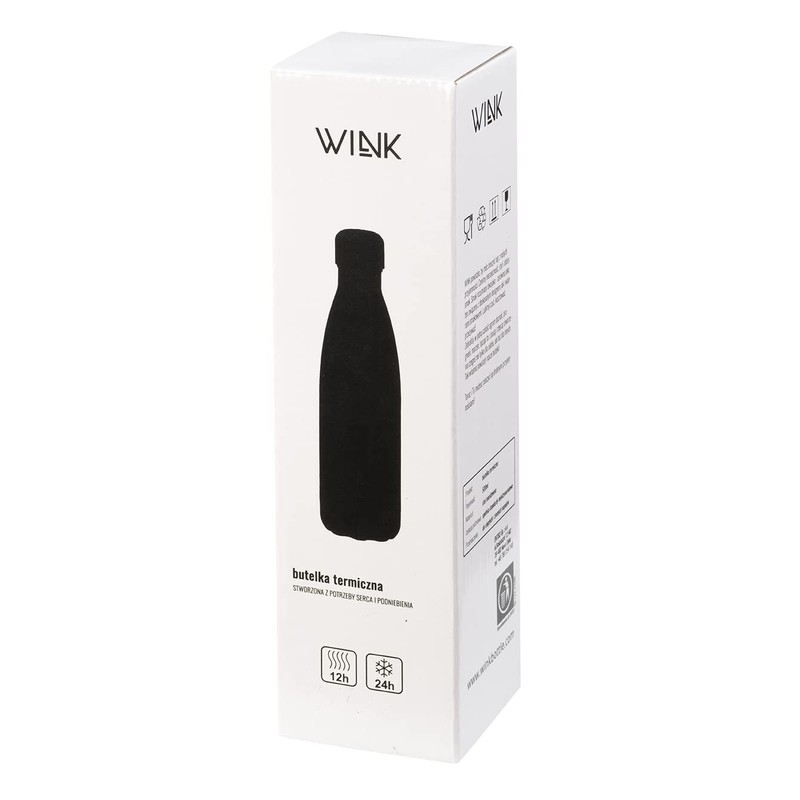 WINK Stainless Steel Thermos Flask with Cotton Bag Thermos Flask