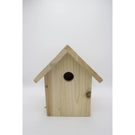 Walter Harrison's Wooden Apex Wild Bird House Garden Nest Box 32mm Hole