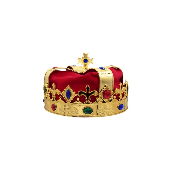 Nicky Bigs Novelties Adult Royal King Queen Crown - Regal