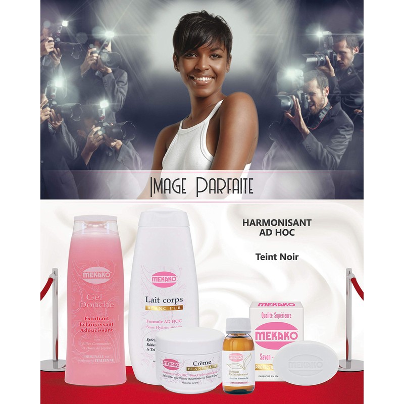 Mekako Gel Douche Exfoliant, Eclaircissant, Adoucissant, 420 ml