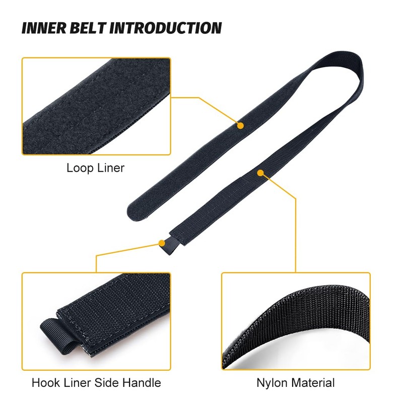 IDOGEAR Tactical Belt 2 Inch Quick Release Rigger Combat Belt