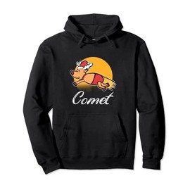 Comet Reindeer Christmas Costume Ugly Christmas Sweater Pullover Hoodie