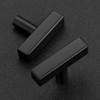 Ravinte 10 Pack Matte Black Cabinet Pulls Single Hole Black