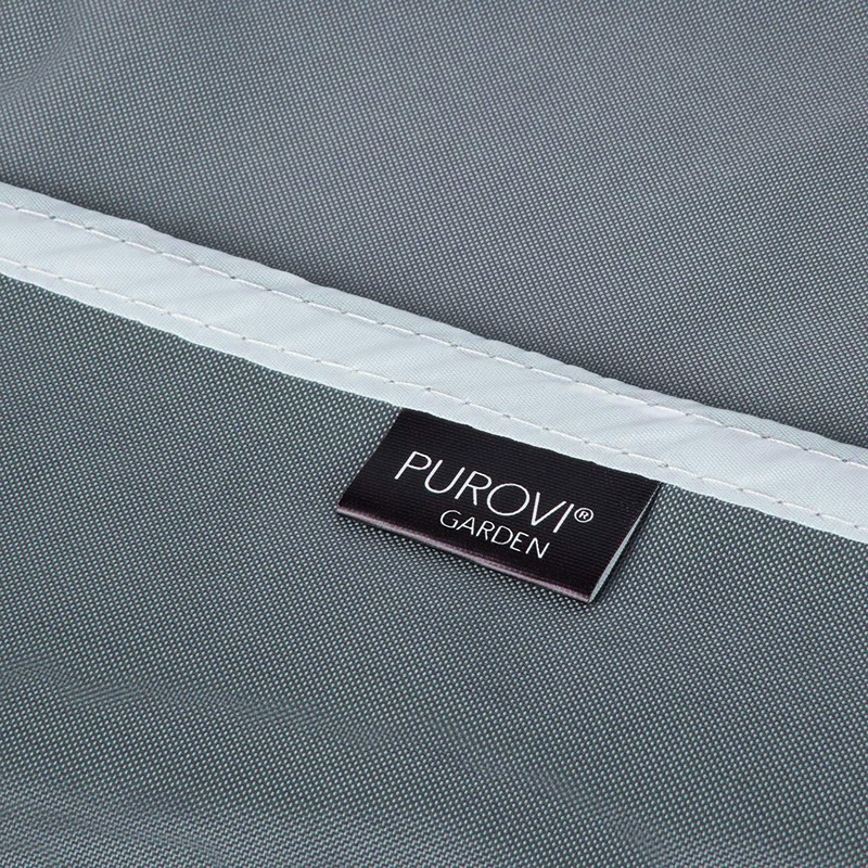 Purovi Protective Cover for Parasols, Grey, 35 x 180 cm