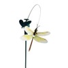 Solar Yard Stake Fluttering Insects, Solar or Battery Powered (Dragonfly)