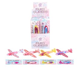 24 x fairy Gliders - perfect for party bags, game prizes and stocking fillers - [Toy] Kids Party Bag Fillers, Toy Fairy Gliders, Kids Prizes for Party Bags & Party Favours