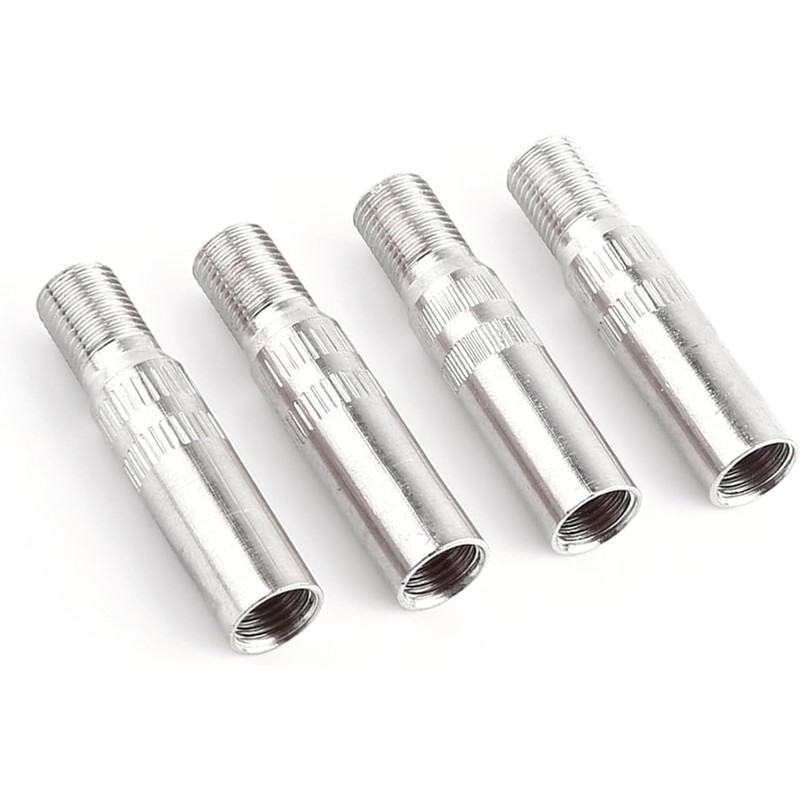 Valve Extender, 4 Pcs Tire Valve Extension, Brass Length, 1.5