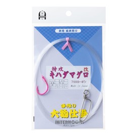 Interhook, Special Specialty Tuna Tuna Model, Fluorescent Pink, Applicable Needles G, K18, No. 26, 32.8 ft (10 m)