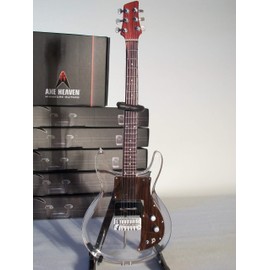 AXE HEAVEN KR-600 Keith Richard Dan Armstrong Clear Mini Guitar Collectible Figurines