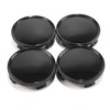 Rhinotuning DIY Wheel Center Caps, Set of 4 (Black, 74mm