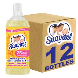 Suavitel Fabric Conditioner, Morning Sun, 25 oz (Pack of 12)