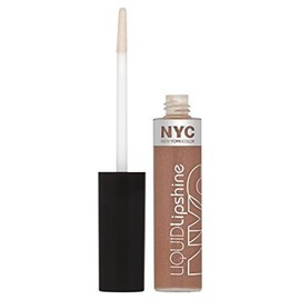 New York Color Liquid Lipshine, Nude York City, 0.24 Fluid Ounce (Pack of 2) by N.Y.C.