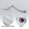 Dr.Fish 5 Pack Metal Jigging Spoon Saltwater Fishing Spoons Lures