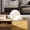 TRIXES 20 Pcs Gold 200mm Wide T Handle for Cabinet
