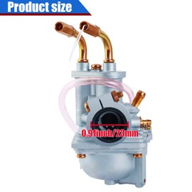 Yingshop Carburetor Throttle Cable Choke Cable Air Filter Box Assembly Compatible for Yamaha Y-Zinger PW 50 Peewee PW50 Gtmotor G50T Loncin PY50 LX50PY Jianshe PY50 Yzinger Carb