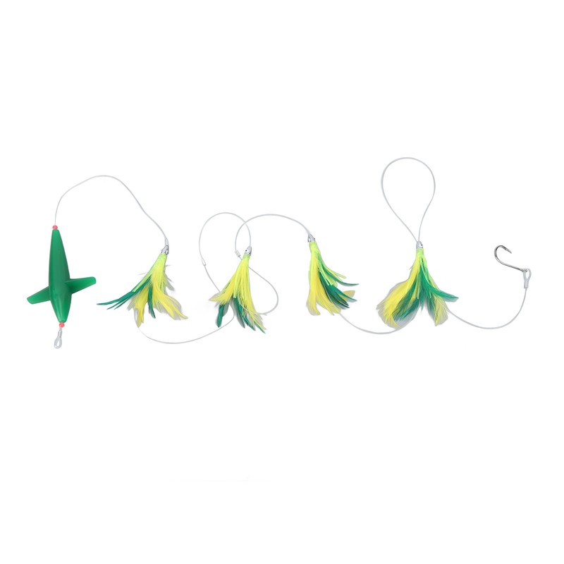 Feather Trolling Lures Excellent Camouflage Durable Trolling Feather Fishing Lures