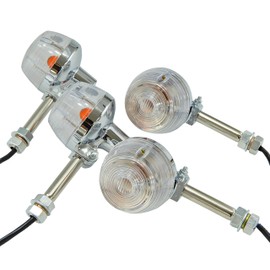 Ager CB Type Hawk Turn Signal, Clear, General Purpose, 4 Pieces