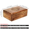 Ajuny Jewellery Box Indian Handmade Country Style Wooden, Storage Box