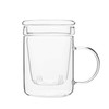 Pinky Up Blake - Tazas de cristal con infusor de